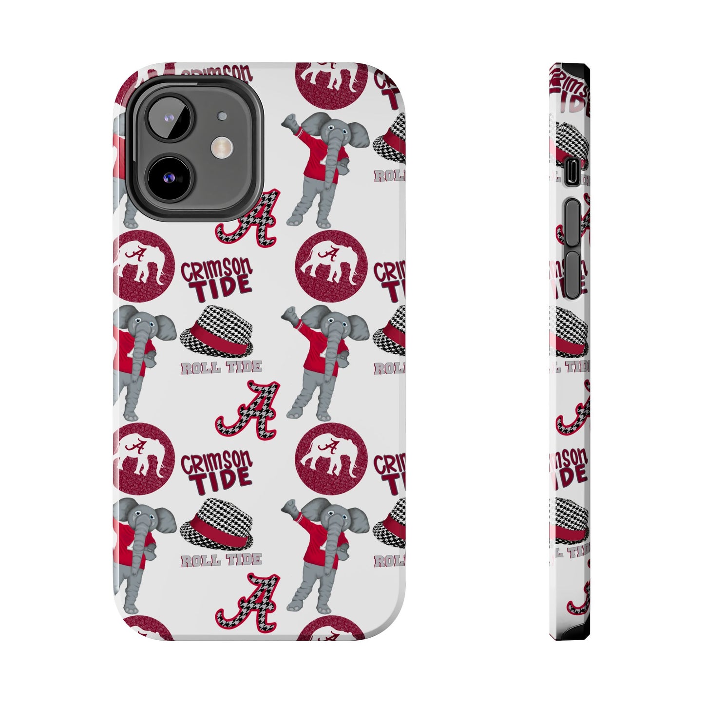 Alabama Crimson Tide Phone Case - Tough, Durable, Elephant Design, Sports Fan Accessories, College Team Gift, Graduation Presents