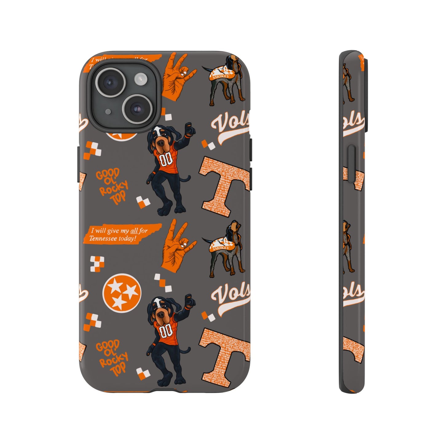 Tough Cases - Tennessee Fan Phone Case, Sports Team Accessory, Gift for Volunteers Fans, Durable Cover, College Game Day