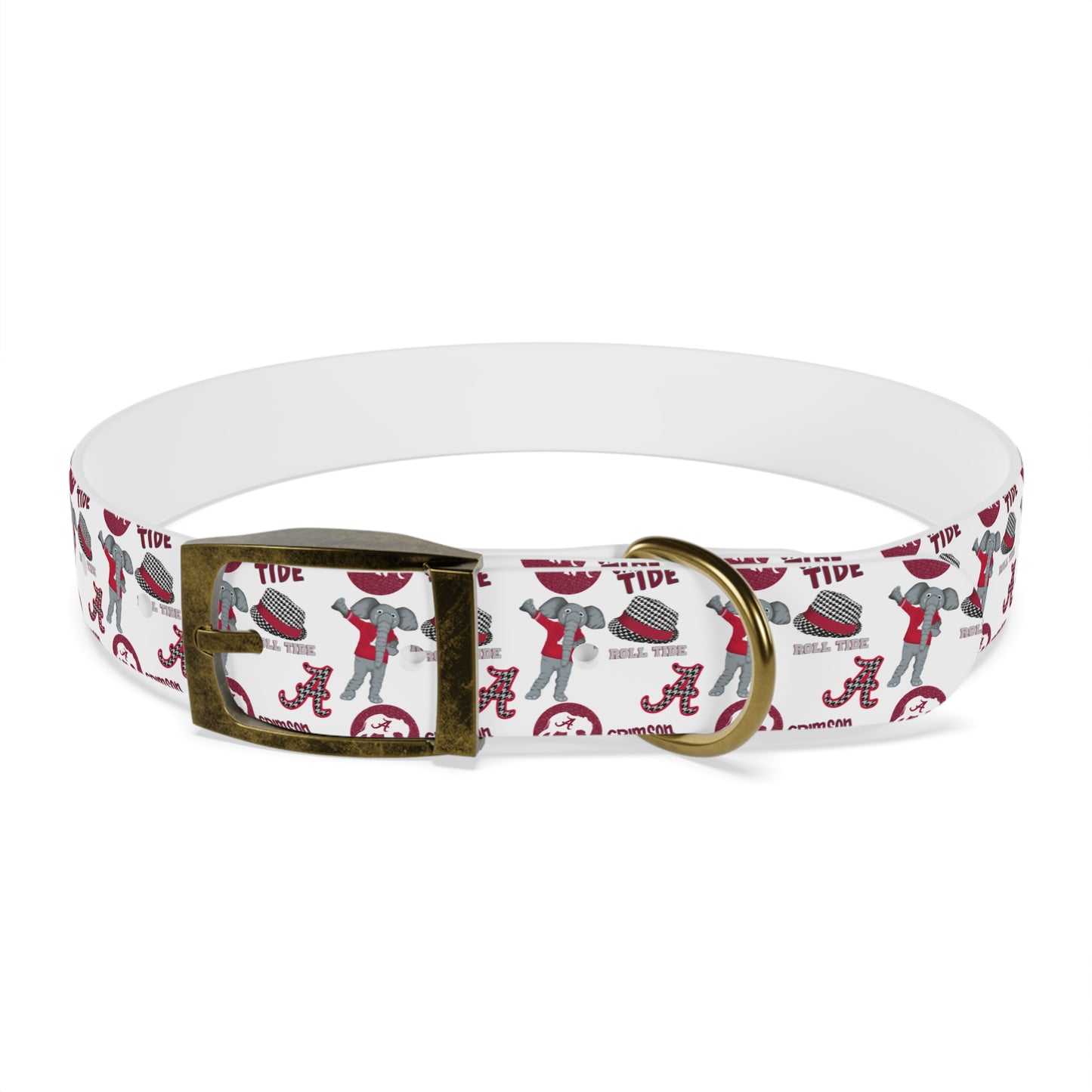 Alabama Crimson Tide Dog Collar - Pet Accessory, Dog Lover Gift, Sports Team Collar, Custom Dog Gear, Football Fan Merchandise