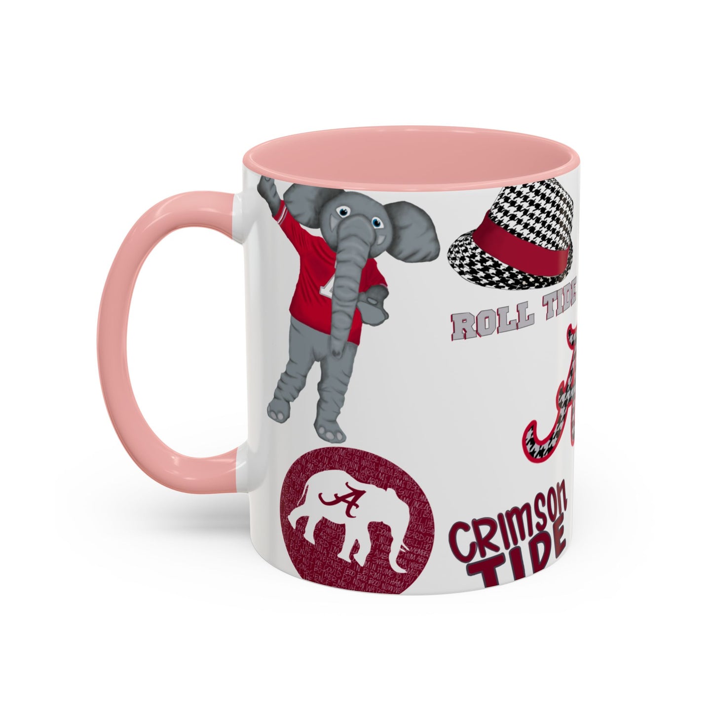 Crimson Tide Coffee Mug, Alabama Fan Cup, Roll Tide Mug, College Sports Gift, Game Day Drinkware