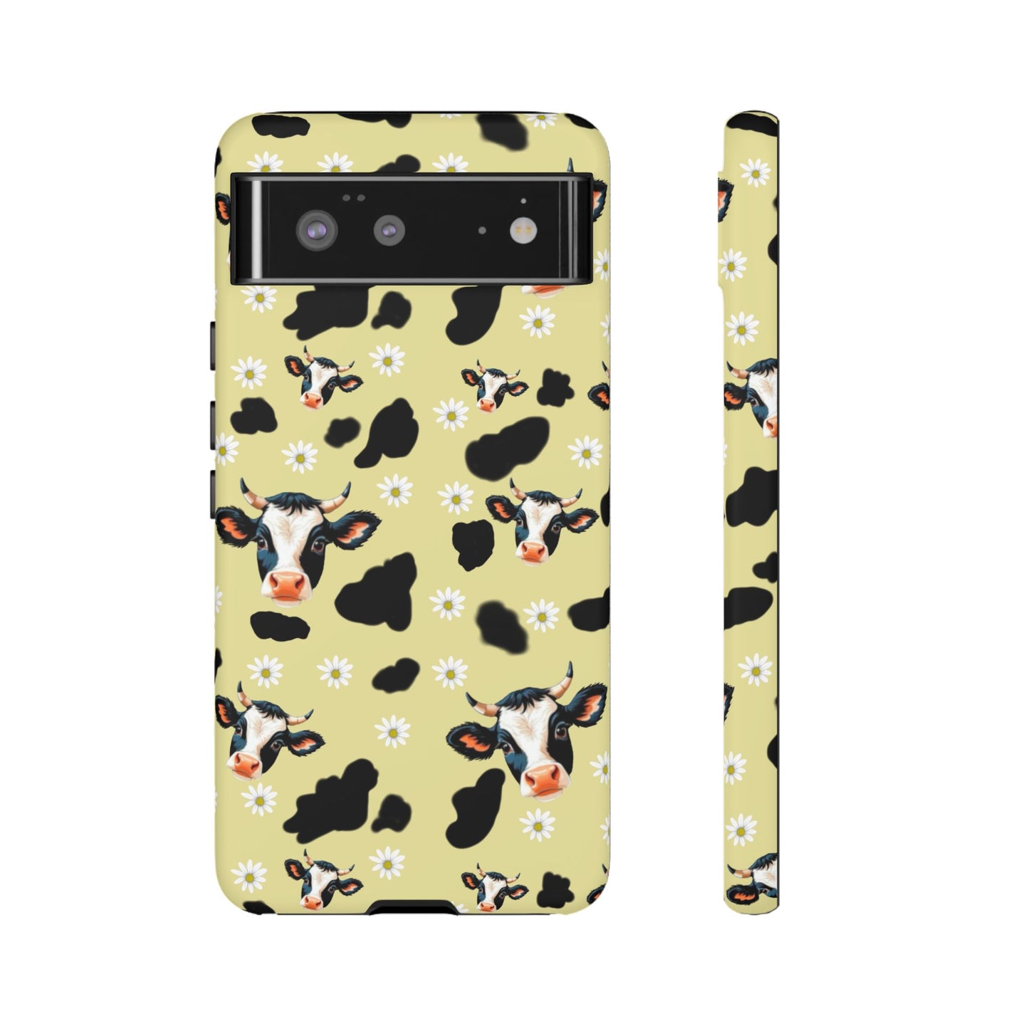 Cow Print Phone Case - Cute Protection for Animal Lovers, Gift for Farmhouse Decor, Cheerful Cow Design