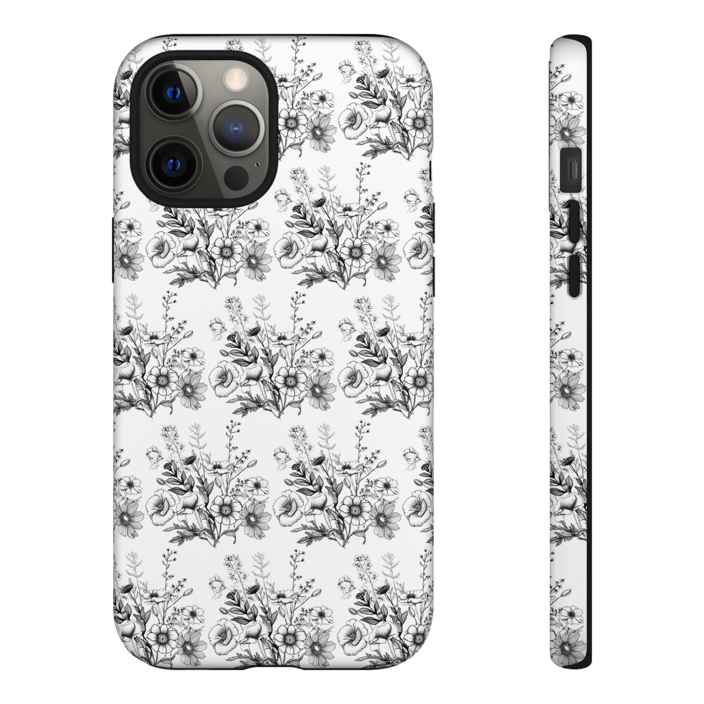 Floral Phone Case, Tough Cases with Elegant Black and White Design, Protective Cover for Fashion Lovers, Unique Gift for All [...]