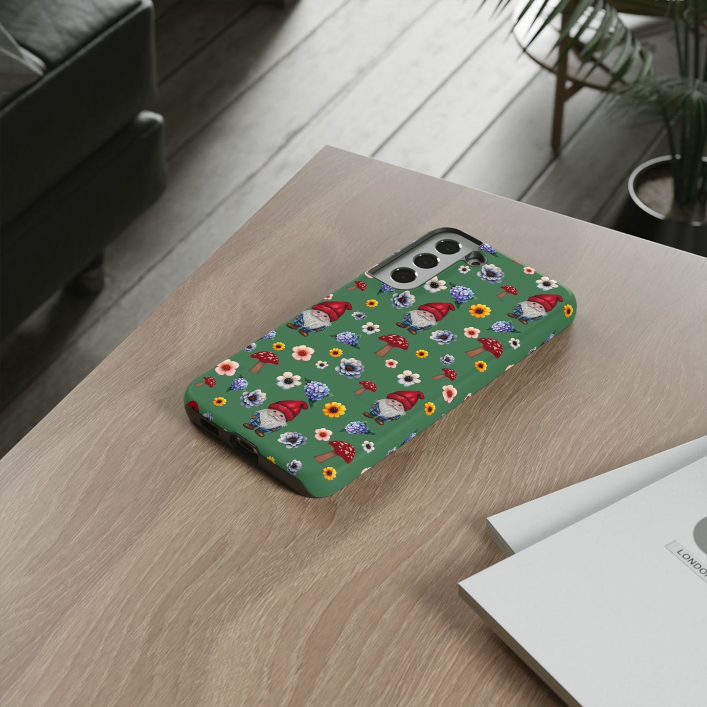 Gnome Garden Phone Case | Tough Cases for Nature Lovers | Cute Gnome Pattern | Floral & Mushroom Design | Gifts for Friends, Birthday [...]