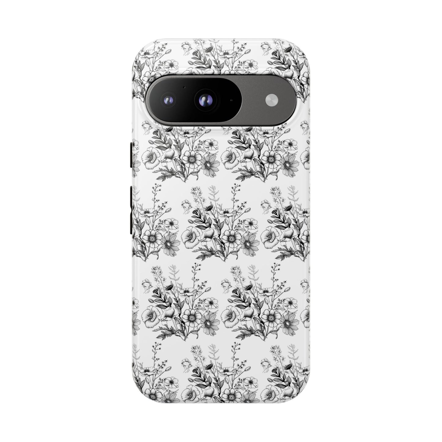 Floral Phone Case, Tough Cases with Elegant Black and White Design, Protective Cover for Fashion Lovers, Unique Gift for All [...]