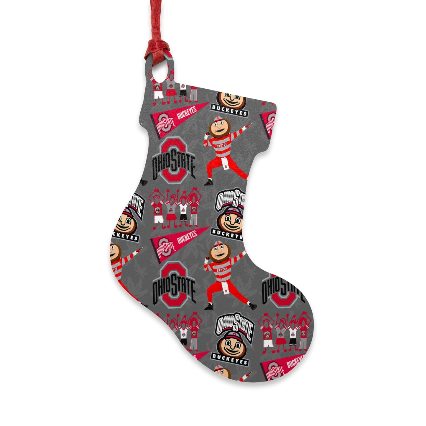 Ohio State Wooden Ornaments, Holiday Decorations, College Sports Decor, Personalized Gift, Christmas Ornaments