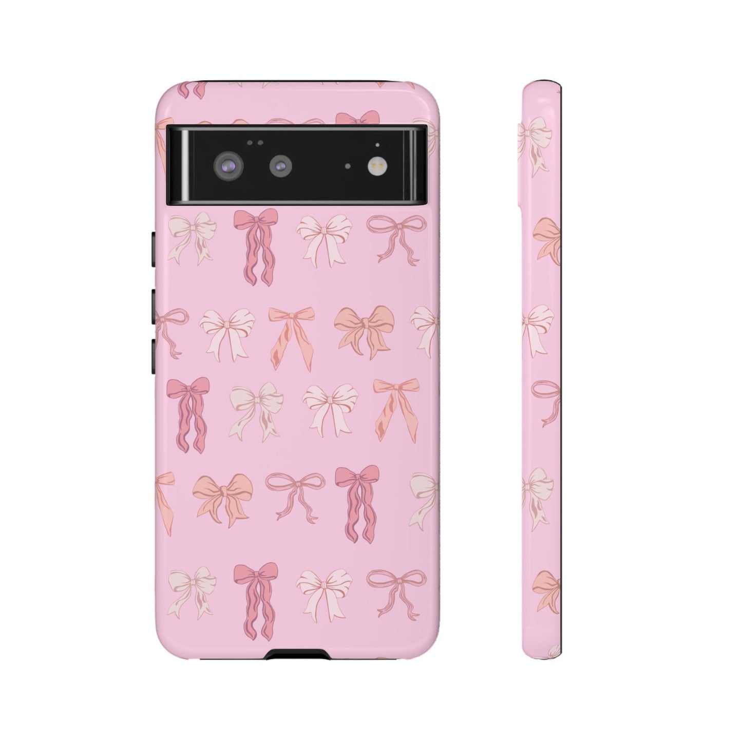 Cute Phone Case with Bow Design | Pink Aesthetic | Gifts for Her, Birthday Present, Trendy Phone Accessories, Fashionable Tech Cover