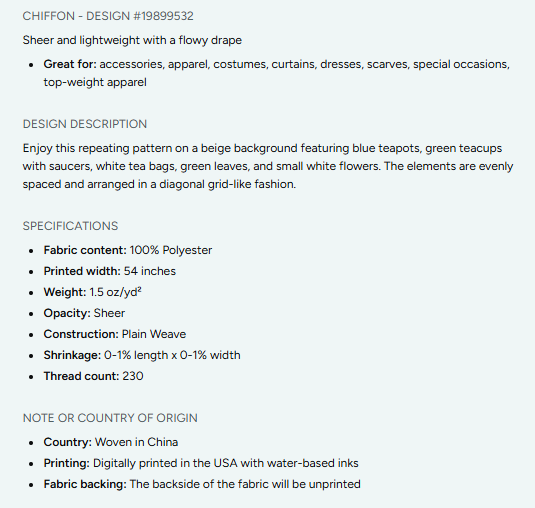 Cakes, Bows and Cherries Repeating Pattern on Fabric by the Yard