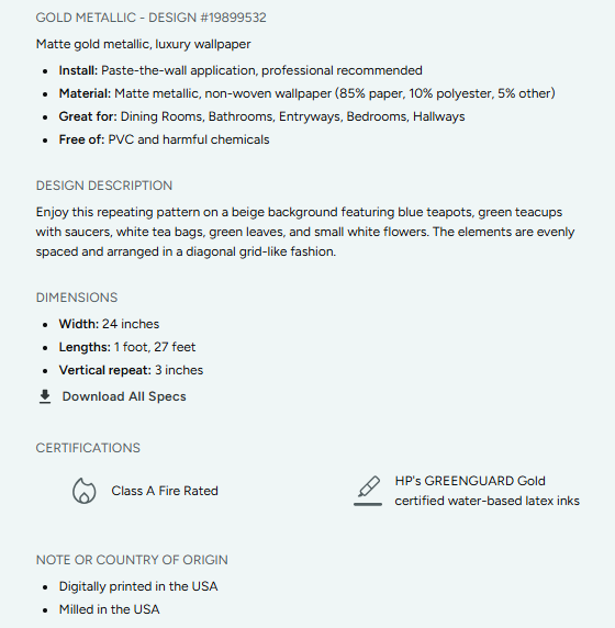 Cakes, Bows and Cherries Repeating Pattern Wallpaper