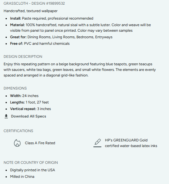 Cakes, Bows and Cherries Repeating Pattern Wallpaper