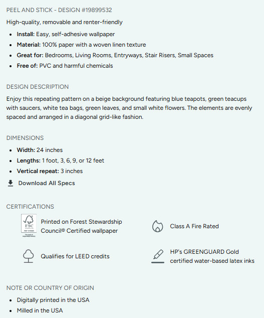 Cakes, Bows and Cherries Repeating Pattern Wallpaper