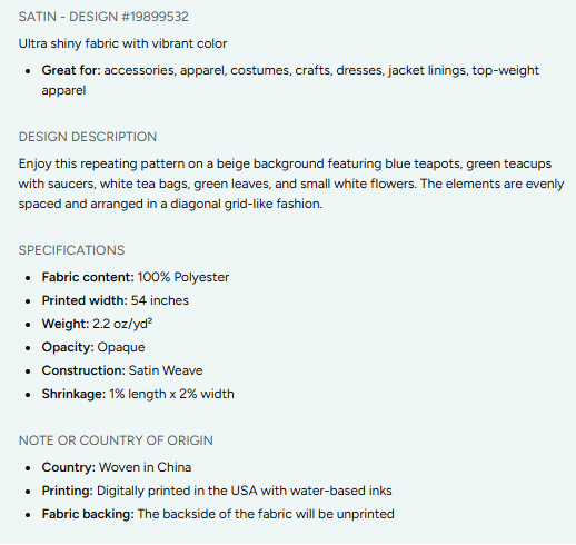 Cakes, Bows and Cherries Repeating Pattern on Fabric by the Yard