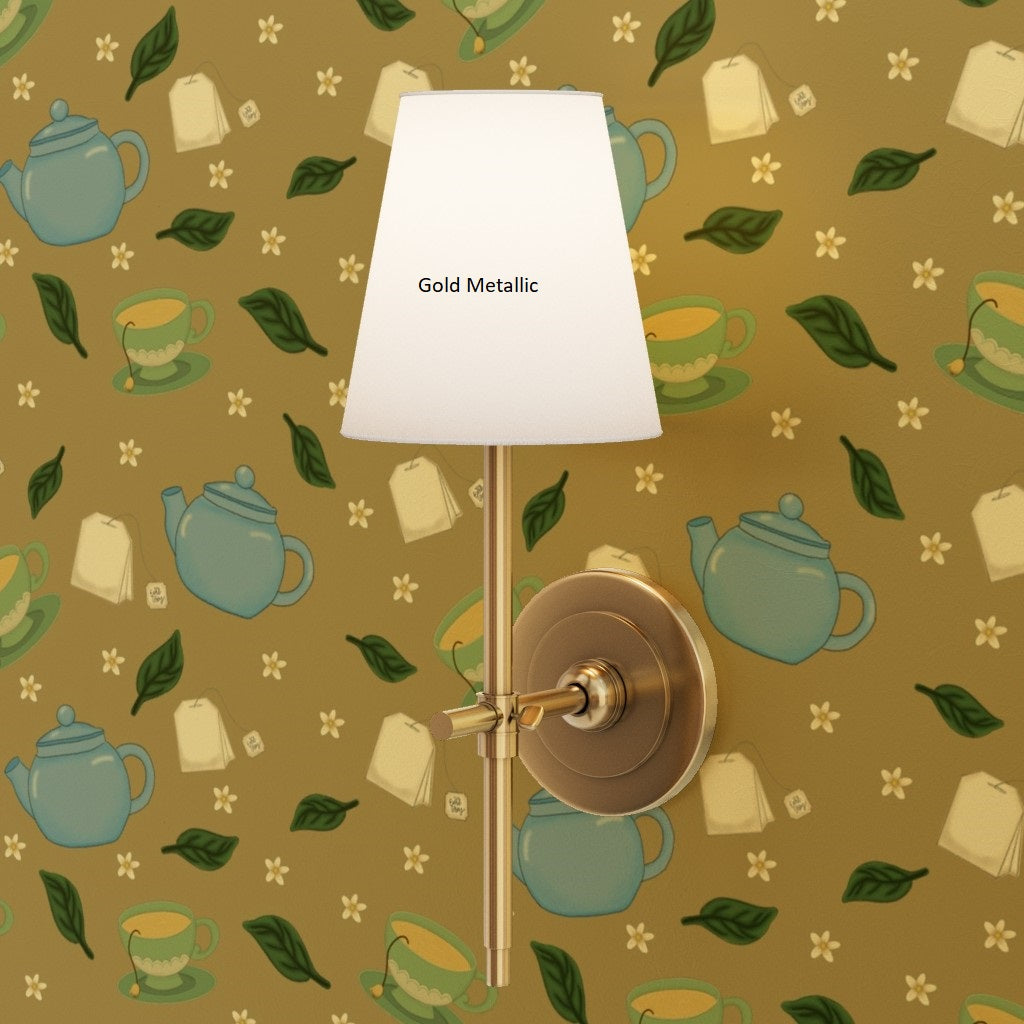Tea Time Repeating Pattern Wallpaper