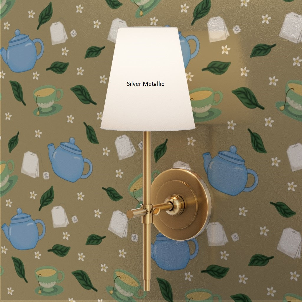 Tea Time Repeating Pattern Wallpaper